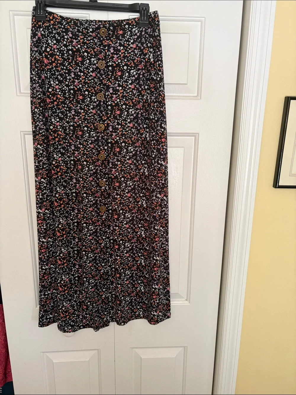 SO  Skirt with Pink & Red Ditsy Floral